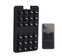 Supporto per carta a ventosa per telefono, supporto adesivo per cellulare, fissaggio potente, presa sicura su parete, doccia, specchio e finestra, supporto versatile per telefono mobile
