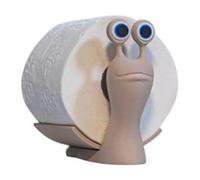 Supporto per Carta igienica con Lumaca Stampata 3D - Soluzione di Riposo Creativa per casa, docce e Decorazione Toilette,Style A