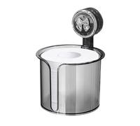 Supporto per carta igienica da bagno | Portarotolo da bagno senza forature per parete - organizer trasparente per salviettine | per camera da hotel WC cucina