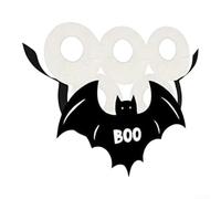 Supporto per carta Igienica Ferro Design Pipistrello Halloween | Design pipistrello nero, Halloween, montaggio a parete, dimensioni compatte, ferro robusto