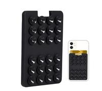 Supporto per carte di telefono con, supporto autoadesivo per carte di credito, in silicone per doccia, specchio, finestra e parete