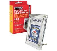 Supporto per Carte in Acrilico Compatibile per Carta Valutata PSA Pokémon - Confezione da 1 con Protezione UV, Senza Acidi e Supporto Metallico!