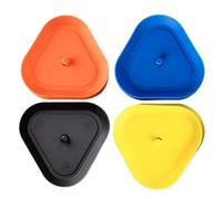 Supporto per carte triangolare - Organizer per carte a forma di triangolo | 4 pezzi di stand per carte da gioco da poker | Comodo ripiano per tavolo da tavolo, supporto per poker triade
