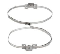 Supporto per cartelli stradali facile da installare, design regolabile, adatto a pali da 10,2 a 38,1 cm, kit in metallo con montaggio rapido