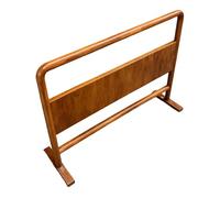 Supporto per cartello da esterno, supporto da pavimento in acciaio, divisorio in metallo per aree da pranzo, rettangolare, per pavimentazione e recinzione, per caffetterie e librerie (legno, 130 x 80