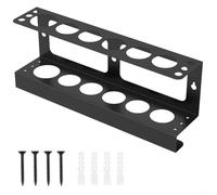 Supporto per cartuccia di grasso in metallo a parete con supporto di diverse dimensioni dell'ugello, pre-forato per un facile montaggio, progettato per massimizzare lo spazio di lavoro e