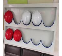 Supporto per Casco Alto 31,5 Pollici, Supporto per Casco da Parete per Negozi al Dettaglio con Striscia di Protezione in Gomma, Supporto per Casco per Stazioni dei Vigili del Fuoco/Casa (Grigio 1