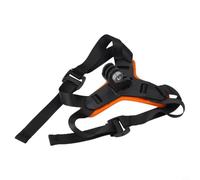 Supporto per casco da moto con base antiscivolo e antiurto, compatibile con accessori per moto 567 e utilizzo della fotocamera (arancione)