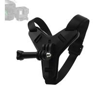Supporto per Casco da Moto con Montaggio sul Mento, Silicone Antiscivolo | con Supporto a Gancio a J Estensibile, per GoPro Hero 13/12/11/10/9/8/7/6/5, Osmo Action, Session, SJCAM