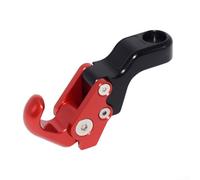 Supporto per casco e bottiglia per moto con attacco diretto al manubrio o alla base dello specchio contro l'esposizione esterna (rosso)