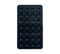 Supporto Per Cassa Del Telefono Con Tasseria - Supporto Collant, Pad Di Aspirazione Del Dispositivo | Assistenza Del Telefono Quadrato Per Superfici Lisce, Accessorio Del Monitor Clip M