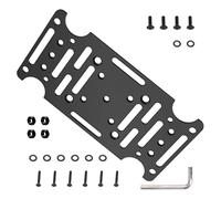 Supporto per cassetta delle lettere facile da installare per legno e tipi di pali in metallo, senza problemi per il fissaggio sicuro a diversi tipi di pali, legno