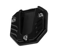 Supporto per cavalletto da moto da 6 cm - Cuscinetto laterale antiscivolo | Piastra di protezione del pavimento anti-affondamento | Parcheggio all'aperto con base stabile | Accessorio per alumin