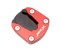Supporto Per Cavalletto Laterale Per SYM JET X125, JET X150, JET X200,Jet X 125 E 150,Piastra Di Supporto Per Estensione,Cavalletto Laterale Estensione Piastra per cavalletto laterale Support(Rosso)