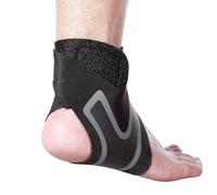 Supporto per caviglia, 2 pezzi, supporto per caviglia a compressione, stabilizzatore, per alleviare il dolore, distorsioni, lesioni al piede, basket, corsa (piede destro, nero, XL, peso 85-100 kg)