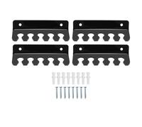 Supporto per cavo Clip per cavo per organizer Supporto per cavo da scrivania Clip per cavo da 4 pezzi in acrilico Organizzatore di gestione del cavo di ricarica per tablet per (Nera)