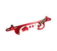 Supporto per cavo dell'acceleratore per carburatore 4150/4160, base precisa montata, universale per una guida stabile dei cavi e un controllo ottimale della valvola a farfalla (rosso)