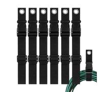 Supporto per cavo di prolunga, 6 pezzi, avvolgitubo, corda da garage | Cinghie di stoccaggio Fascette per officina Organizzazione RV Outdoor Indoor Garden Yard Boat Trailer Truck Camping