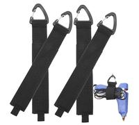 Supporto Per Cavo Di Prolunga - Gancio Per Garage Per Carichi Pesanti Da 4 Pezzi - Supporto Per Avvolgere Il Cavo Di Prolunga Con Fibbia Triangolare | Per Officina Garage Manutenzione Magazzino Ripost