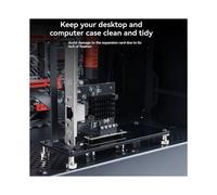 Supporto per Cavo di Prolunga PCIeX4 Supporto per Scheda Grafica Supporto per Cavo di Prolunga PCI-EX1 da 150 mm 90-180 Gradi