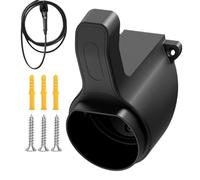 Supporto per cavo di ricarica VE - Porta per spina per auto elettrica | Organizzatore portatile con gancio e base per prolunga terminale di ricarica casa ed esterna