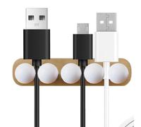 Supporto per cavo, Organizzatore per cavo, Supporto per Gestione dei cavi a 4 slot, Organizzatore di fili, organizzare il cavo del caricatore USB del telefono per la casa, l'ufficio, la tavola