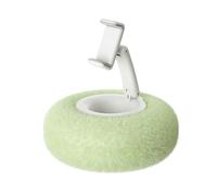 Supporto per Cellulare a Cuscino, Portatablet Rotante con Ciotola Morbida, Angoli di Visione a 360°, Gamma di Serraggio da 6 a 8,5 Cm e Smorzamento Colonna Regolabile green