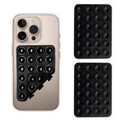 Supporto per cellulare a doppia faccia in silicone con ventose - Senza colla, riutilizzabile e a mani libere per selfie e video - Compatibile con tutti i modelli di smartphone