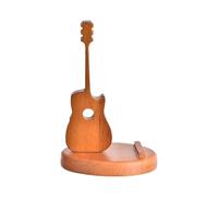 Supporto per cellulare a forma di chitarra: supporto unico con motivo musicale, angolo di visione regolabile, compatto e stabile, facile da montare, superficie dipinta a mano, display Z