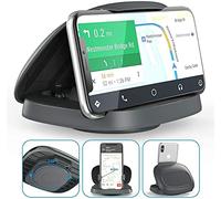 Supporto per cellulare auto, girevole a 360°, per auto, cruscotto, auto, con base adesiva, per iPhone 16/15/14/13/Pro Max/XS/XR, Samsung Galaxy Smartphone