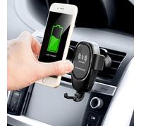 Supporto per Cellulare con Caricabatterie Senza Fili per Auto Wolder InnovaGo