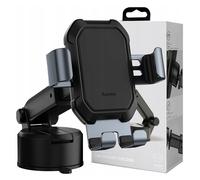 Supporto per cellulare da auto Baseus Tank Gravity con ventosa (nero)