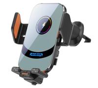 Supporto per cellulare da auto con funzione di ricarica 15 W, super veloce, ricarica wireless per iPhone 16, 15, 14, 13, 12, 11