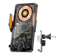 Supporto per cellulare da auto con griglia di ventilazione, caricabatterie wireless con supporto, per telefono in griglia di aria 'automobile | Videoregistrazione, chiamata, camion, minivan