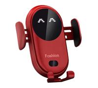 Supporto per cellulare da auto, con morsetto automatico, regolabile a 360 gradi, con protezione da sovraccarico, accessorio universale per auto, caricatore flessibile per la maggior parte degli