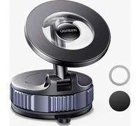 Supporto per cellulare da auto per MagSafe con ventosa, doppio nucleo magnetico brevettato N52H+, portata fino a 20 kg.