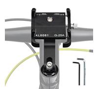 Supporto per cellulare da bicicletta - Ammortizzatore di vibrazione per moto, girevole a 180°, supporto ammortizzante per navigazione, bicicletta, scooter e moto