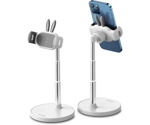 Supporto per cellulare da scrivania, il posizionamento secondo la sezione aurea garantisce una prospettiva perfetta per dispositivi da 4 a 7 pollici,