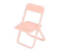 Supporto per cellulare da scrivania per sedia piccola multiangolo (Rosa) | Supporto per sedia pieghevole in plastica, supporto per sedia portatile con tutti i telefoni cellulari per l'home office