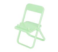 Supporto per cellulare da scrivania per sedia piccola multiangolo (Verde) | Supporto per sedia pieghevole in plastica, supporto per sedia portatile con tutti i telefoni cellulari per l'home office