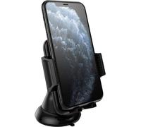 N NEWTOP Supporto Forte ST03 Universale Parabrezza Braccio Cruscotto Ventosa Vetro Regolabile con Rotazione a 360 Gradi da Auto Macchina Porta Cellulare Smartphone Telefono