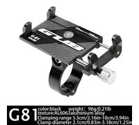 Supporto per cellulare in lega di alluminio GUB per mountain bike G81, per smartphone da 3,5-6,2 pollici mentre si è in bicicletta Tagli UnicaLega di alluminio