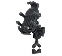 Supporto Per Cellulare Moto Con Smorzatore Di Vibrazioni Rotazione Di 360 Gradi Supporto Per Cellulare Moto Per Manubrio Moto Impugnatura A 8 Artigli Cinturino In Silicone (Montaje en manillar)