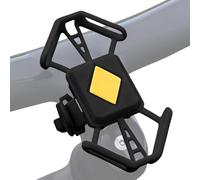 Supporto Per Cellulare Per Bici | Clip in Silicone con Assorbimento degli Urti | Supporto Cellulare per Bici - Per Uomini Donne Escursioni Escursionismo Corsa Viaggi, Nero, riferimento alla