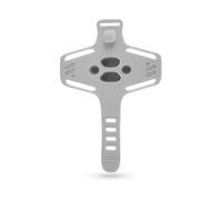Supporto per cellulare per bicicletta e moto da 4-6,7 pollici, supporto in silicone, tipo a trazione, per tutti i supporti, grigio