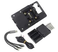Supporto Per Cellulare Per Moto Per Y&amaha XMAX 300 250 125 X-MAX 300 250 125 Supporto Per Piastra Di Navigazione GPS Per Smartphone GPS telefono Navigatore Staffa(NERO 2)
