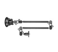 Supporto per cellulare per scrivania regolabile 360 Supporto per telefono Braccio articolato flessibile Clip per tablet Morsetto con morsetto da tavolo in vetro a vite da 1/4 3/8