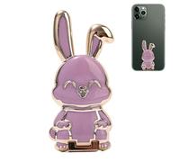 Supporto per cellulare pieghevole per conigli | Supporto portatile per cellulare con coniglietto | Supporto per telefono Sticky Rabbit per tutti i tipi di telefoni cellulari