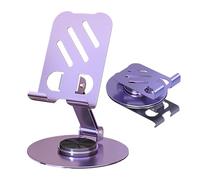 Supporto per cellulare - Supporto pieghevole girevole a 360° | design portatile leggero, angolo regolabile + costruzione di base stabile, materiale ABS di alta qualità, finitura durevole,
