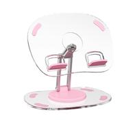 Supporto per cellulare/tablet in acrilico, girevole, universale, telescopico, regolabile e pieghevole.
